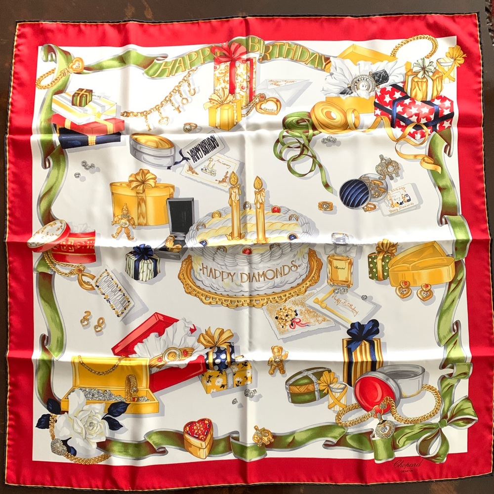 Brand New Happy Diamonds Birthday Scarf